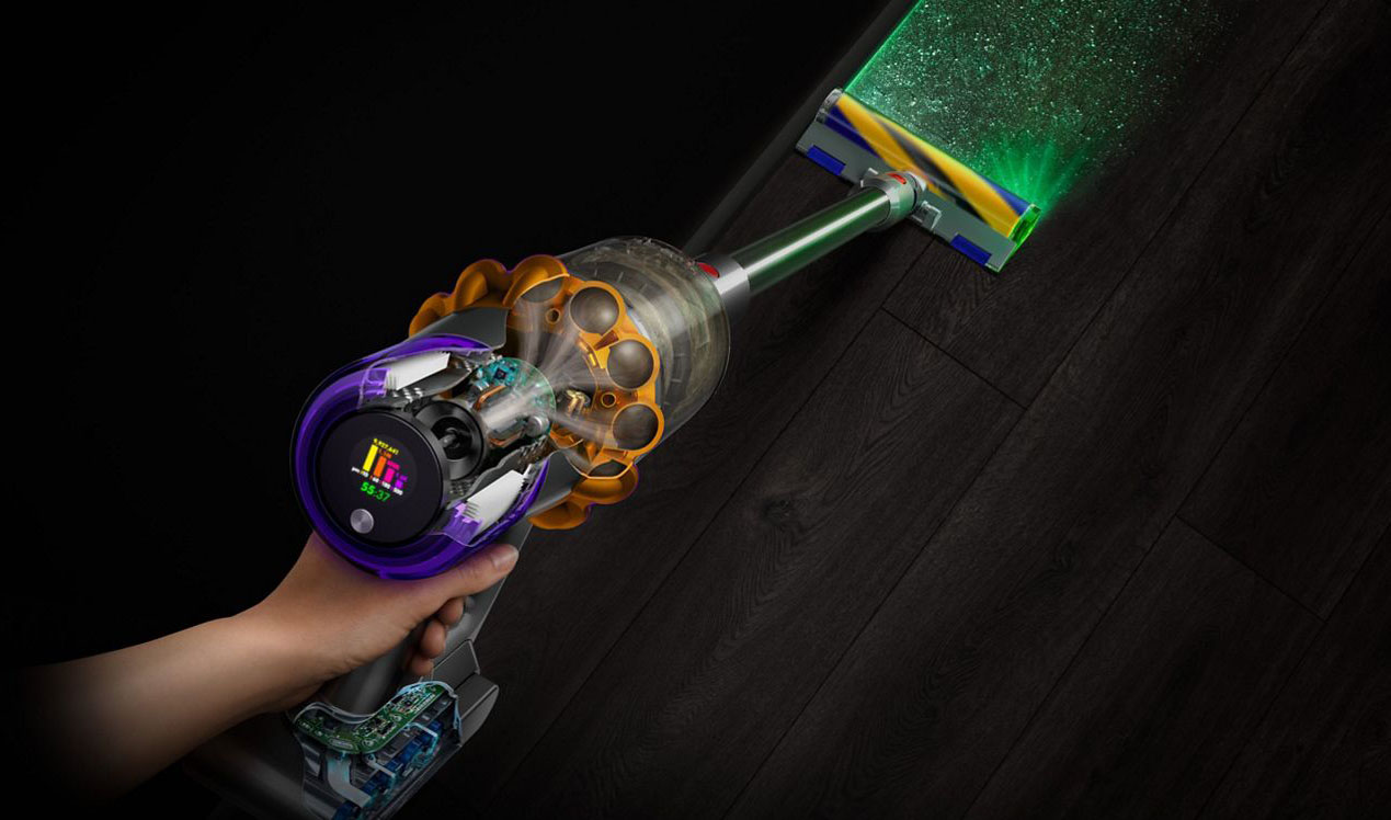 ᐈ Вертикальный+ручной пылесос (2в1) Dyson V15 Detect Absolute
